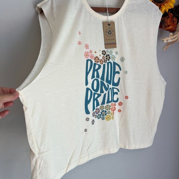 Marine Layer Pride Tank Pride Large Off White - Picture 3 of 9